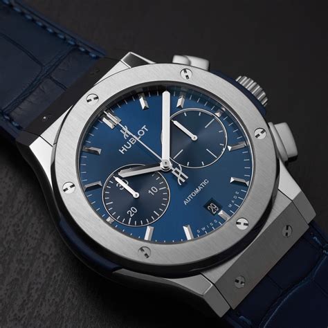 Hublot titanium blue